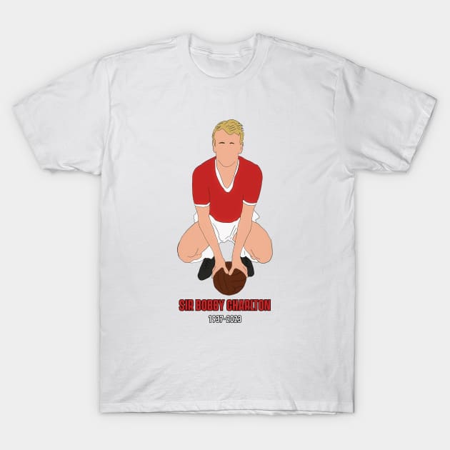 Sir Bobby Charlton RIP Legend T-Shirt by shieldjohan